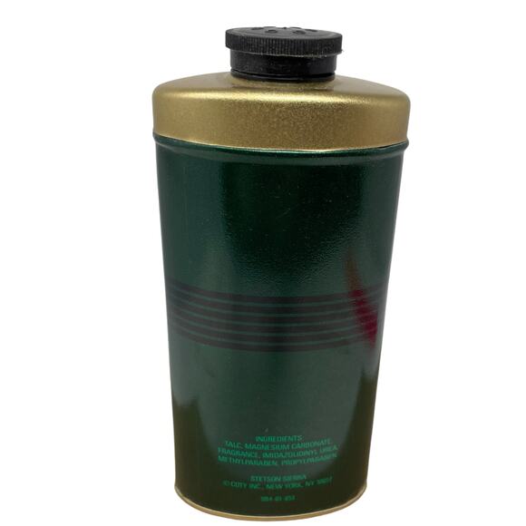 Stetson Sierra Talc 2 Oz. NEW Discontinued Rare NO Box Tin Container Vintage - Picture 4 of 6